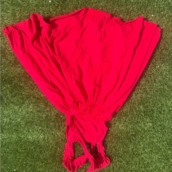 Ollie Jay Girls Dress red Size 6 - Picture 2 of 3